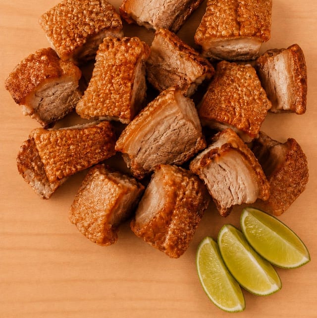 Fried Pork Chunks.