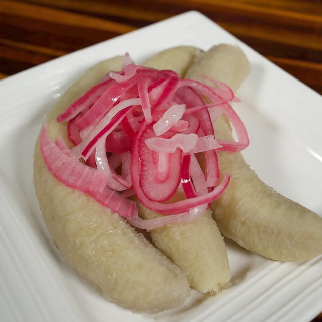 Boiled Green Bananas.