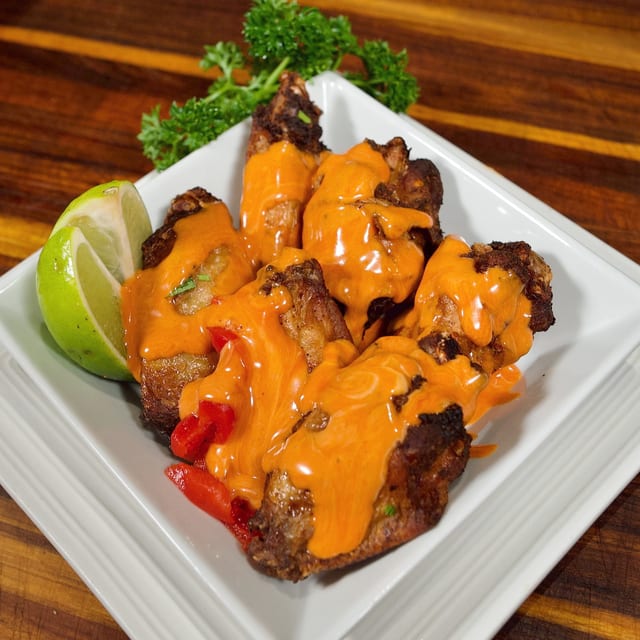 Hot Chicken Wings.