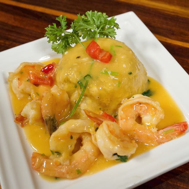 Mini Shrimp Mofongo.