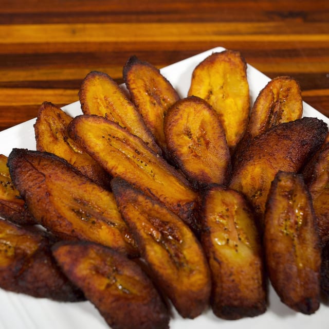 Fried Sweet Plantains.