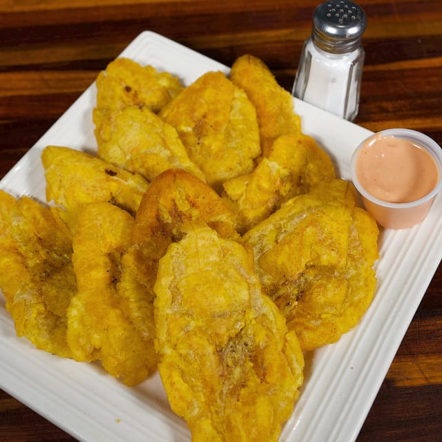 Fried Green Plantains.